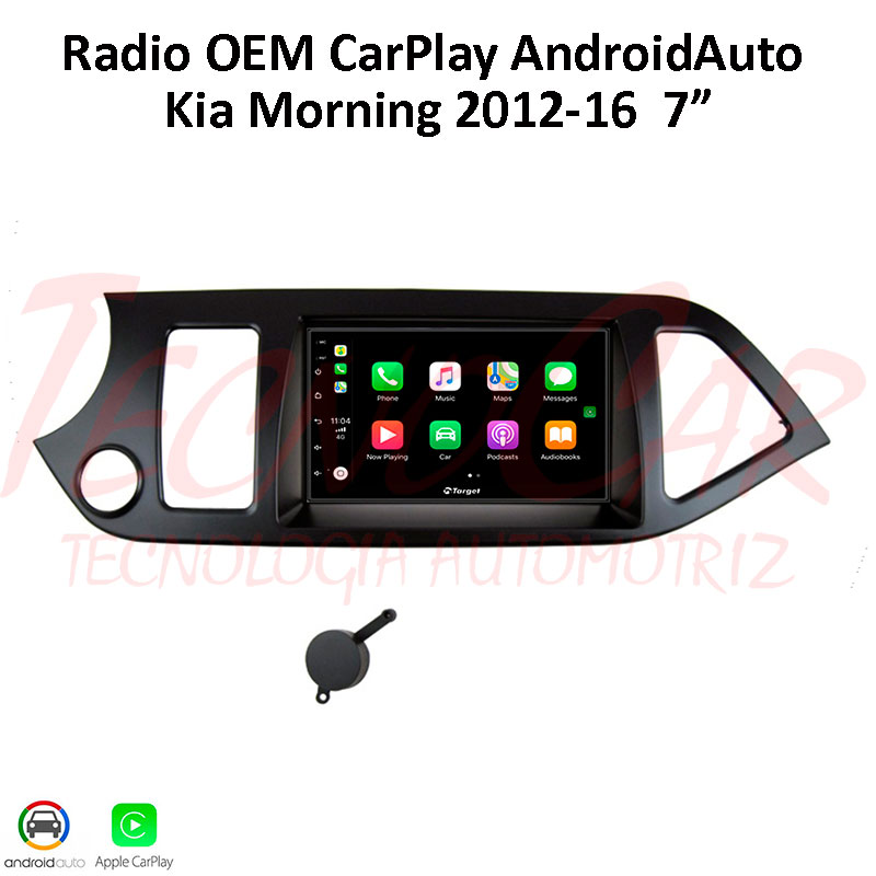 RADIO KIA MORNING 2012-2016  CARPLAY  / ANDROID AUTO / 7"